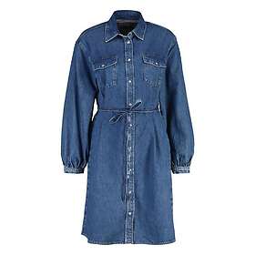 Gant Denim Volume Sleeve Skjortklänning