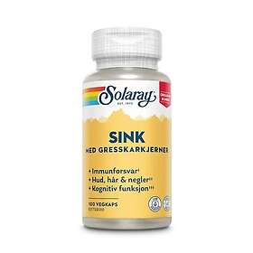 Solaray Sink 14mg 100 Stk