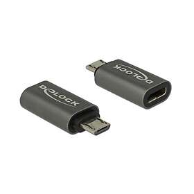 DeLock 65927 Adaptateur USB-C (Femelle) vers Micro-USB Type B (Mâle) USB 3.1 Gen