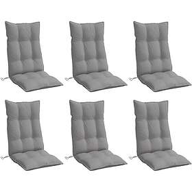 vidaXL Coussin Haut 6 pcs 377607