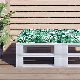 vidaXL Kudde Bladmönster Sittdyna 60x61.5x10cm 360890