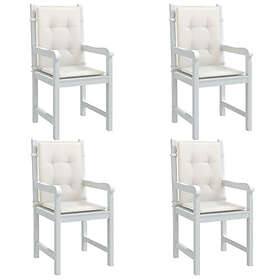 vidaXL Sittdyna (100x50x4 cm) 4 st 4002452