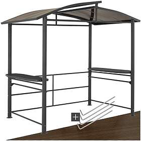 TecTake Asado Pavillon de Grill 2.4x1.5m (404881)