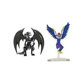 Yu-Gi-Oh! Super Impulse 2-Figurines Dragon Noir aux Yeux Rouges & Demoiselle Har