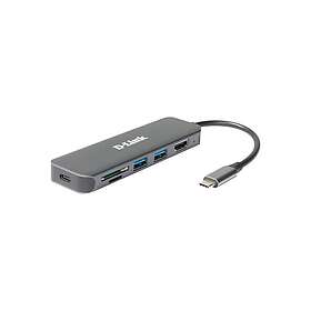 D-Link DUB-2327 USB-C Thunderbolt 3 HDMI Docking Station