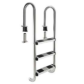 Arebos Échelle de piscine 3 marches (4260551580895)