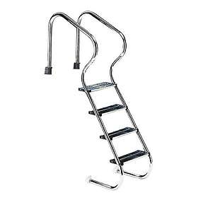 poolomio Easy Entry Comfort Poolstege 4-stegs (V2A)