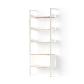 &Tradition Rombe IF3 Hylla med Skåp Alabasterlackerad Ek