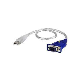 Aten 2A-130G USB Type-A til VGA (D-Sub) Adapterkabel 0,35 m