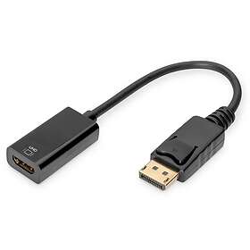 Digitus AK-340415-002-S DisplayPort - HDMI Type A (standard) Sovitin 0,2 m