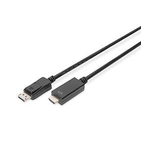 Digitus AK-340303-030-S Câble DisplayPort vers HDMI Type A 3m