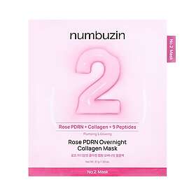 numbuzin No.2 Rose PDRN Masque Collagène Nuit 4pce