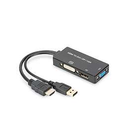 Digitus HDMI til DVI Adapterkabel 0.2m AK-330403-002-S