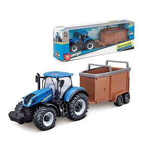 New Holland T7.315 Tracteur avec Van à Chevaux 10 cm