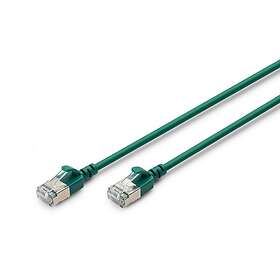 Digitus Slim F/FTP Cat6a Patchkaapeli 1,5m DK-1632-A-015S-G