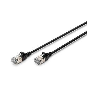 Digitus Slim F/FTP Cat6a 1.5m Patchkabel DK-1632-A-015S-BL