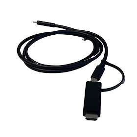 Yealink MSFT - Accessory USB+HDMI AM Câble Adaptateur USB-C Mâle 24 Broches vers