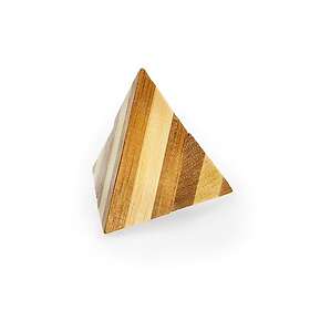 Eureka Bamboo Brain Puzzle Pyramid 3 Pièces