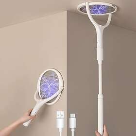 GeckoMan BUGZILLA2201 Electric Fly Swatter Telescopic Extension