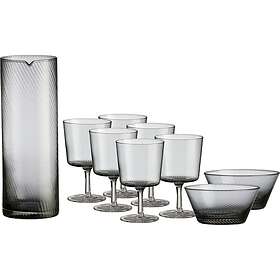 Aida Unique Swirl Drinkware Set 9-pack