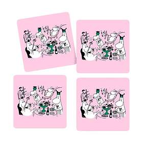 Opto Design Moomin 80 Dessous-de-verre 4-pack Rose