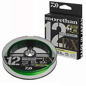 Daiwa Morethan Durasensor X12 SI3 Flätlina 0.16mm 150m