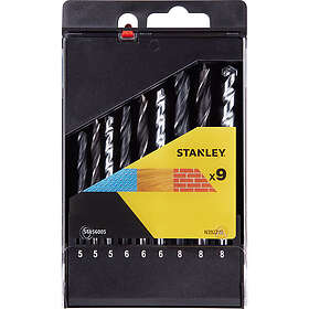 Stanley STA56005-QZ Jeu de forets 5-8mm 9pcs