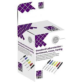 TRU COMPONENTS Laboratory Connector Male 4-Pin 10-Pack (2137844)