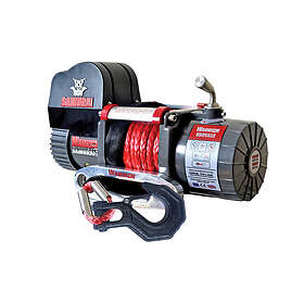 Warrior Winches Spil Samurai 9500 lb Armortek syntetisk reb