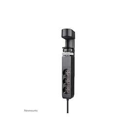 Neomounts DS22-840BL6 3-voies avec 2x USB-C PD et USB Multiprise 1.4m