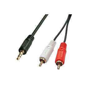 Lindy 3.5mm till 2x RCA Ljudkabel 3m 1846684