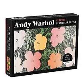 Galison Andy Warhol Flowers Lenticular 300 Pieces