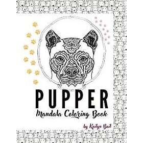 Bailey Pupper Mandala Värityskirja