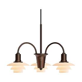 Louis Poulsen PH 1/1 Chandelier Centenary Edition (3 Bras, Terre Cuite Poussiére