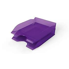 Durable Brevbakke Basic A4 stabelbar Lilla