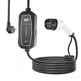 Gembird EV-MC3.7KW-10M Schuko - Tyyppi 2 16A 1-vaihe 3.7kW 10m