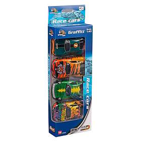 Speed Car Graffiti Bilar 4-pack 40683