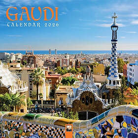 Flame Tree Publishing Gaudí Veggkalender 2026
