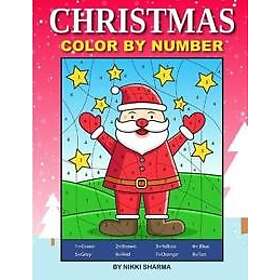 Sachdeva Christmas Color by Number Värityskirja Lapsille