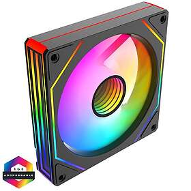 CiT Pro Storm Reverse Infinity ARGB PWM Cooling Fan Black 120mm