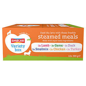 Smølke Steamed Meals Variety Mix 12x0,395kg
