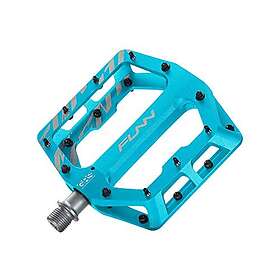 Funn Funndamental 9/16" Aluminium Pédales Plates Turquoise