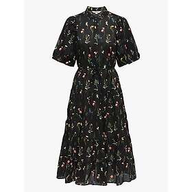 Only Elma Kort Ermet Lang Kjole