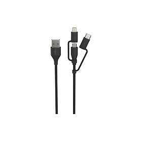 Ansmann 1700-0136 USB-A till Micro-USB B USB 2.0 1.2 m