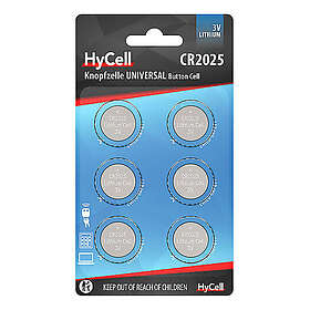 HyCell Lithium CR2025 6-pack