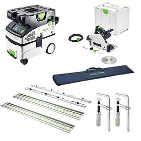 Festool TS 55 F EBQ Plunge Saw and M Class Extractor Kit 110v