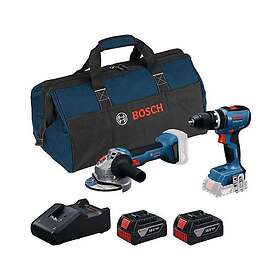 Bosch GSB 18V-65/GWS 18V-8 Kit Combiné (2x4.0Ah)
