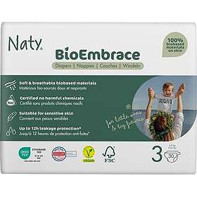 Naty BioEmbrace Storlek 3 (4-9kg) 30 st