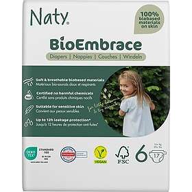 Naty BioEmbrace Storlek 6 (17 st)