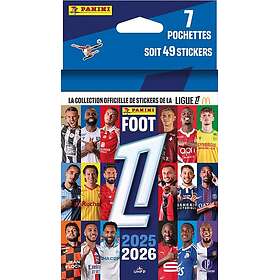 Panini Foot 2025-2026 Ligue 1 McDonald's Blister (7 pochettes de 7 stickers)